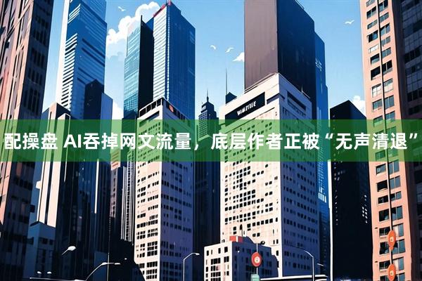 配操盘 AI吞掉网文流量，底层作者正被“无声清退”